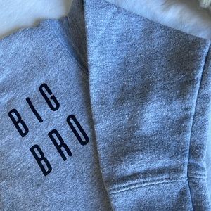 Ollie and Penny Big Bro Sweatshirt Gray 3T
